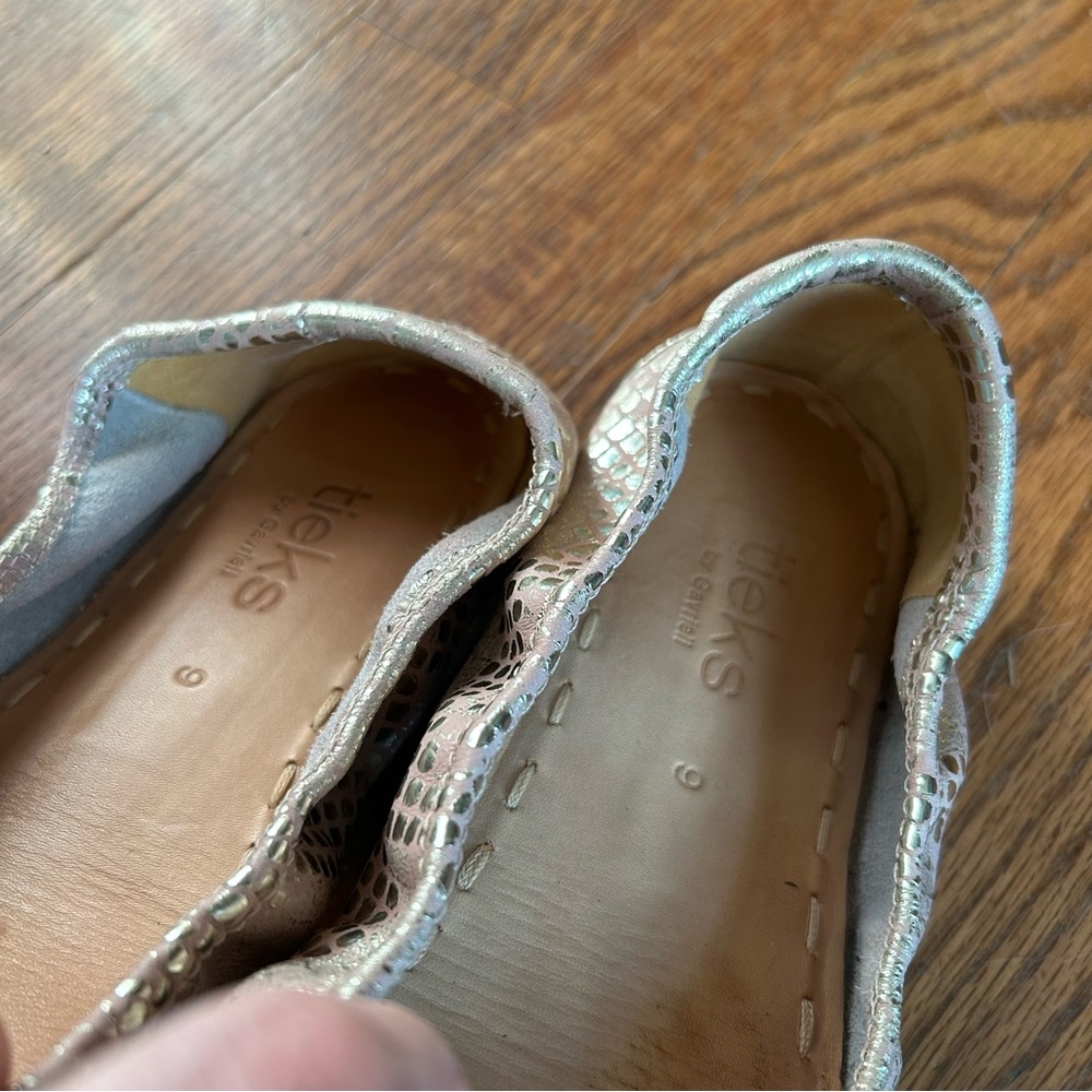 TIEKS | Romantic Blush metallic snakeskin | Sz 9 - Picture 7 of 8